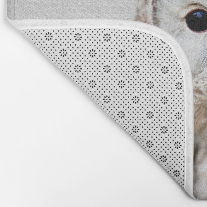 Baby Owl - Colorful Bath Mat Gallery Image 2