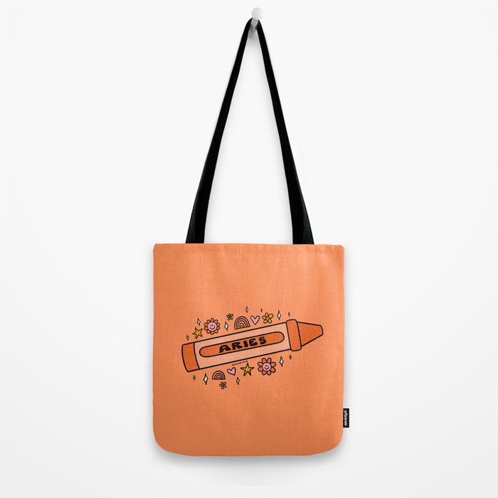 Aries Crayon Tote Bag Gallery Image 2