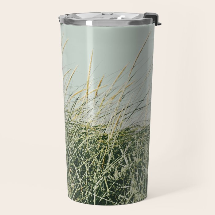 Beach Day aqua mint green beach decor Travel Mug Gallery Image 2