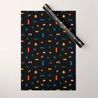 Colorful abstract geometric shape art pattern Wrapping Paper Gallery Image 1