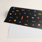 Colorful abstract geometric shape art pattern Wrapping Paper Gallery Image 2