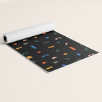 Colorful abstract geometric shape art pattern Yoga Mat Gallery Image 2