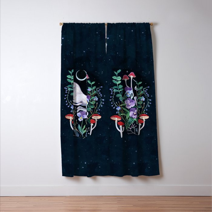 Unicorn Garden Window Curtain Gallery Image 3