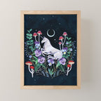 Unicorn Garden Mini Art Print Gallery Image 1