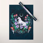 Unicorn Garden Wrapping Paper Gallery Image 1