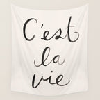 C'est La Vie Wall Tapestry Gallery Image 4