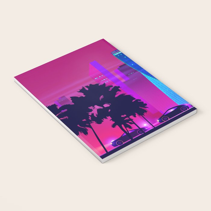 Synthwave Neon City #15: Vice city Notebook Gallery Image 3