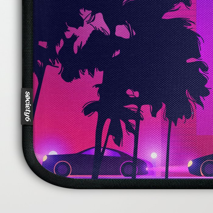 Synthwave Neon City #15: Vice city Laptop Sleeve Gallery Image 3