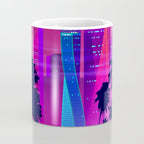 Synthwave Neon City #15: Vice city Coffee Mug Gallery Image 4