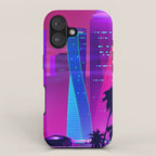 Synthwave Neon City #15: Vice city iPhone Case Gallery Image 1
