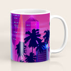 Synthwave Neon City #15: Vice city Coffee Mug Gallery Image 1