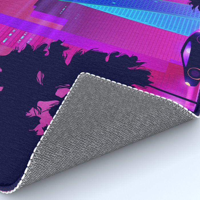 Synthwave Neon City #15: Vice city Rug Gallery Image 4