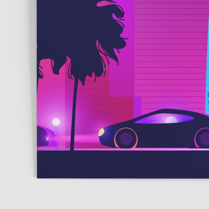 Synthwave Neon City #15: Vice city Poster Gallery Image 3