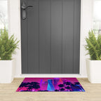 Synthwave Neon City #15: Vice city Welcome Mat Gallery Image 3