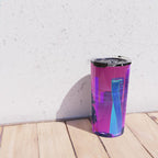 Synthwave Neon City #15: Vice city Travel Mug Gallery Image 4