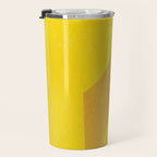 Minimal shape- yellow Travel Mug Gallery Image 3