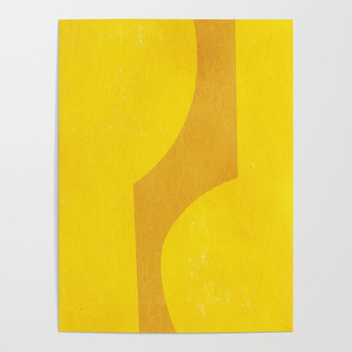 Minimal shape- yellow Poster Gallery Image 4
