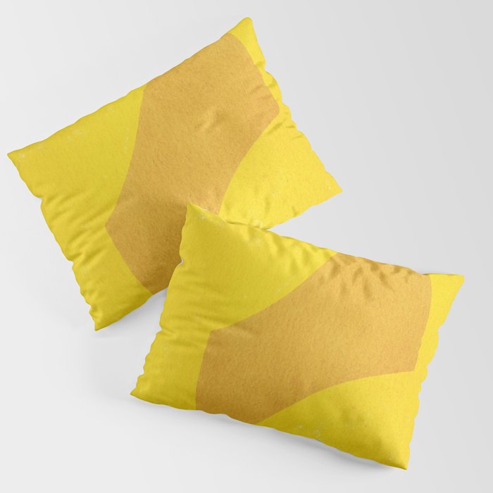 Minimal shape- yellow Pillow Sham Gallery Image 3