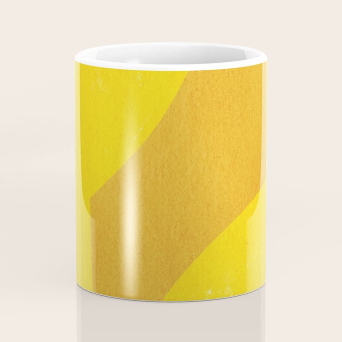 Minimal shape- yellow Coffee Mug Gallery Image 4