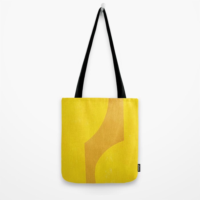 Minimal shape- yellow Tote Bag Gallery Image 2