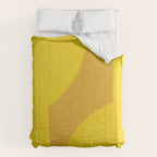 Minimal shape- yellow Comforter Gallery Image 6