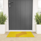 Minimal shape- yellow Welcome Mat Gallery Image 3