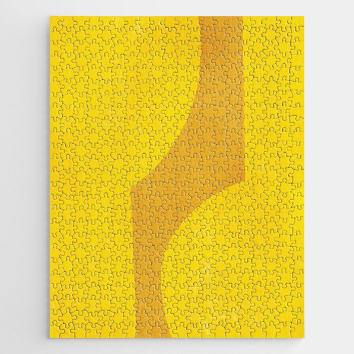 Minimal shape- yellow Jigsaw Puzzle Gallery Image 1