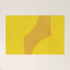 Minimal shape- yellow Welcome Mat Gallery Image 1