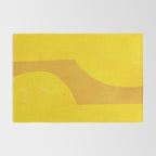 Minimal shape- yellow Rug Gallery Image 2