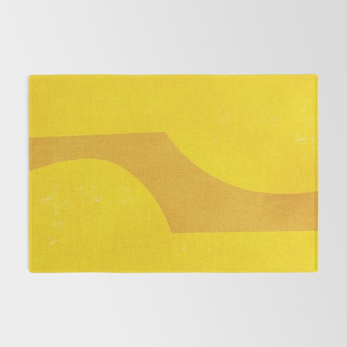 Minimal shape- yellow Rug Gallery Image 2