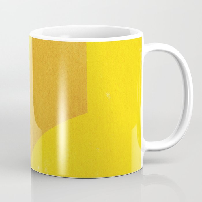 Minimal shape- yellow Coffee Mug Gallery Image 1