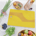 Minimal shape- yellow Cutting Board Gallery Image 2