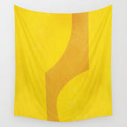 Minimal shape- yellow Wall Tapestry Gallery Image 4