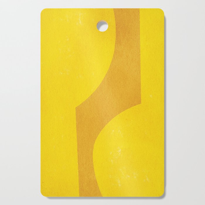 Minimal shape- yellow Cutting Board Gallery Image 1