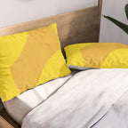 Minimal shape- yellow Pillow Sham Gallery Image 2