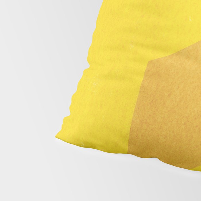 Minimal shape- yellow Pillow Sham Gallery Image 4