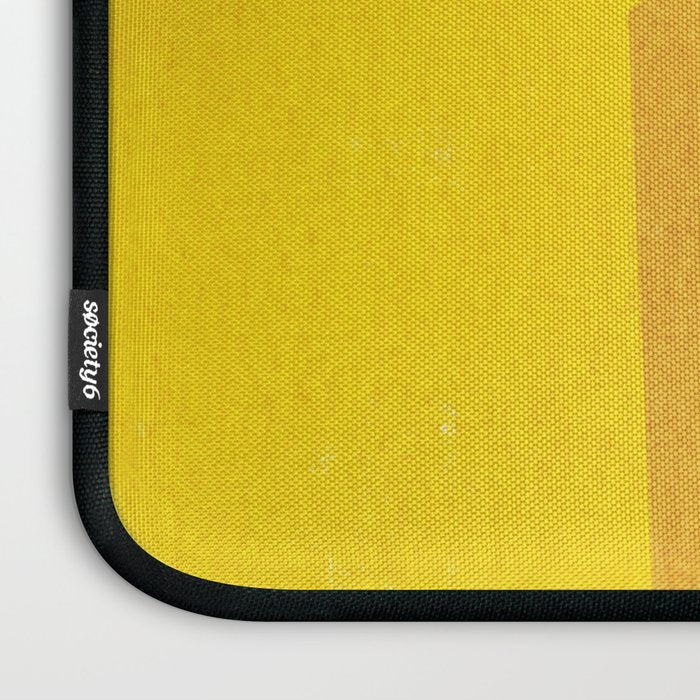 Minimal shape- yellow Laptop Sleeve Gallery Image 3