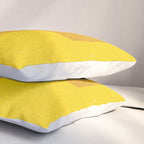 Minimal shape- yellow Pillow Sham Gallery Image 3