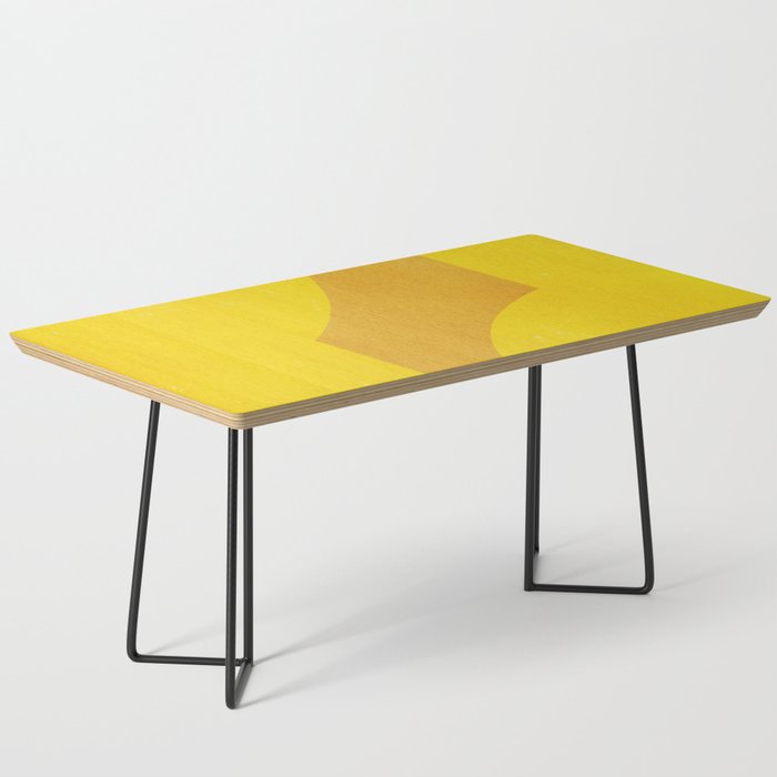 Minimal shape- yellow Coffee Table Gallery Image 1