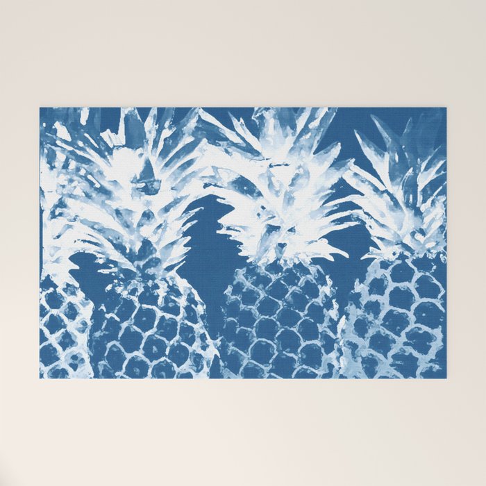 Pineapple blues Welcome Mat Gallery Image 1