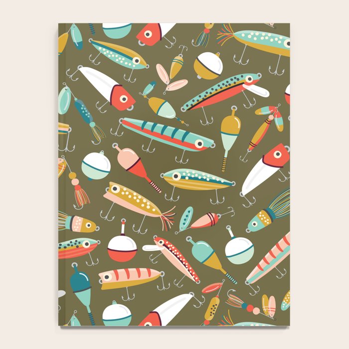 Fishing Lures Green Notebook Gallery Image 4