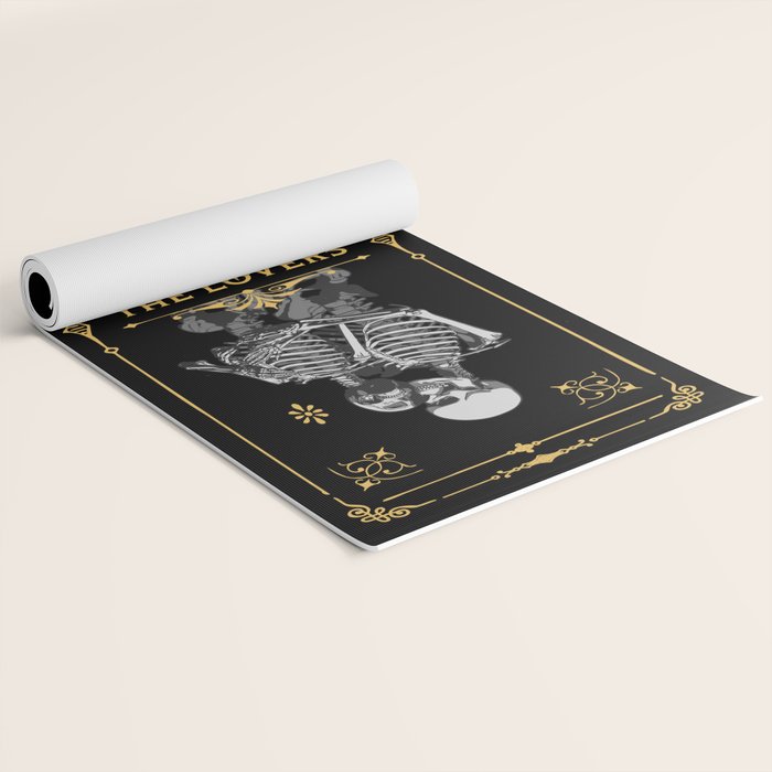 The Lovers VI Tarot Card Yoga Mat Gallery Image 2