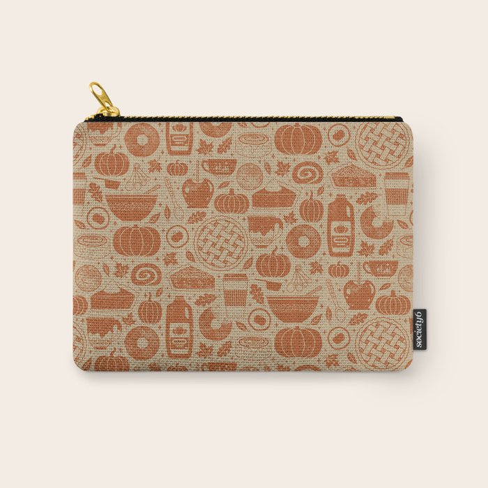 Pumpkin Spice: Latte Carry All Pouch Gallery Image 1