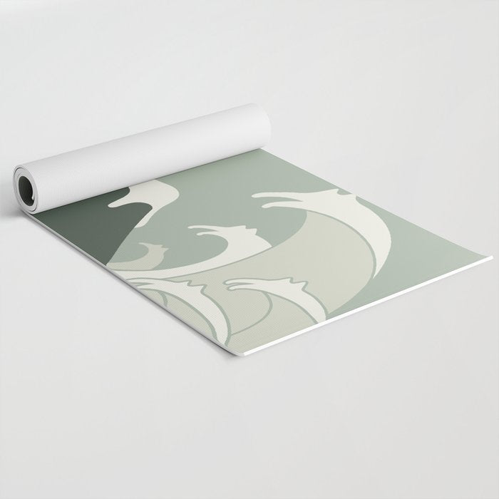Cat Landscape 108 Yoga Mat Gallery Image 2