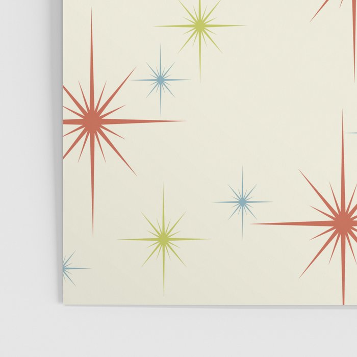 Mid Century Modern Stars 1950s Colors Poster Gallery Image 3