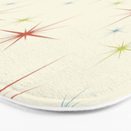 Mid Century Modern Stars 1950s Colors Bath Mat Gallery Image 3