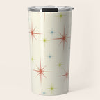 Mid Century Modern Stars 1950s Colors Travel Mug Gallery Image 1
