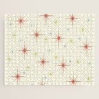Mid Century Modern Stars 1950s Colors Jigsaw Puzzle Gallery Image 1