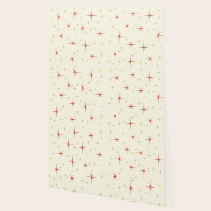 Mid Century Modern Stars 1950s Colors Wallpaper Gallery Image 2