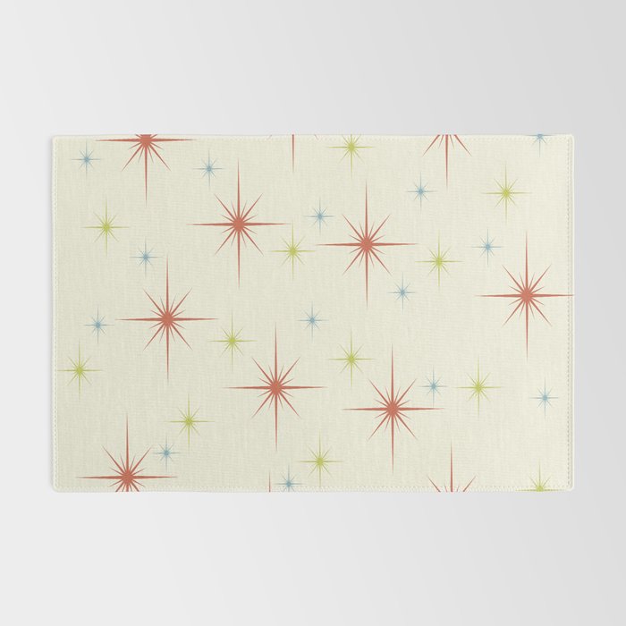 Mid Century Modern Stars 1950s Colors Rug Gallery Image 2